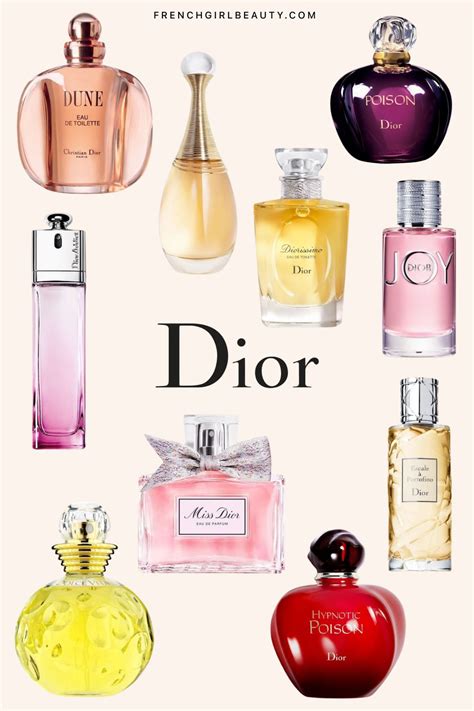 dior parfume tilbud|dior perfumes list.